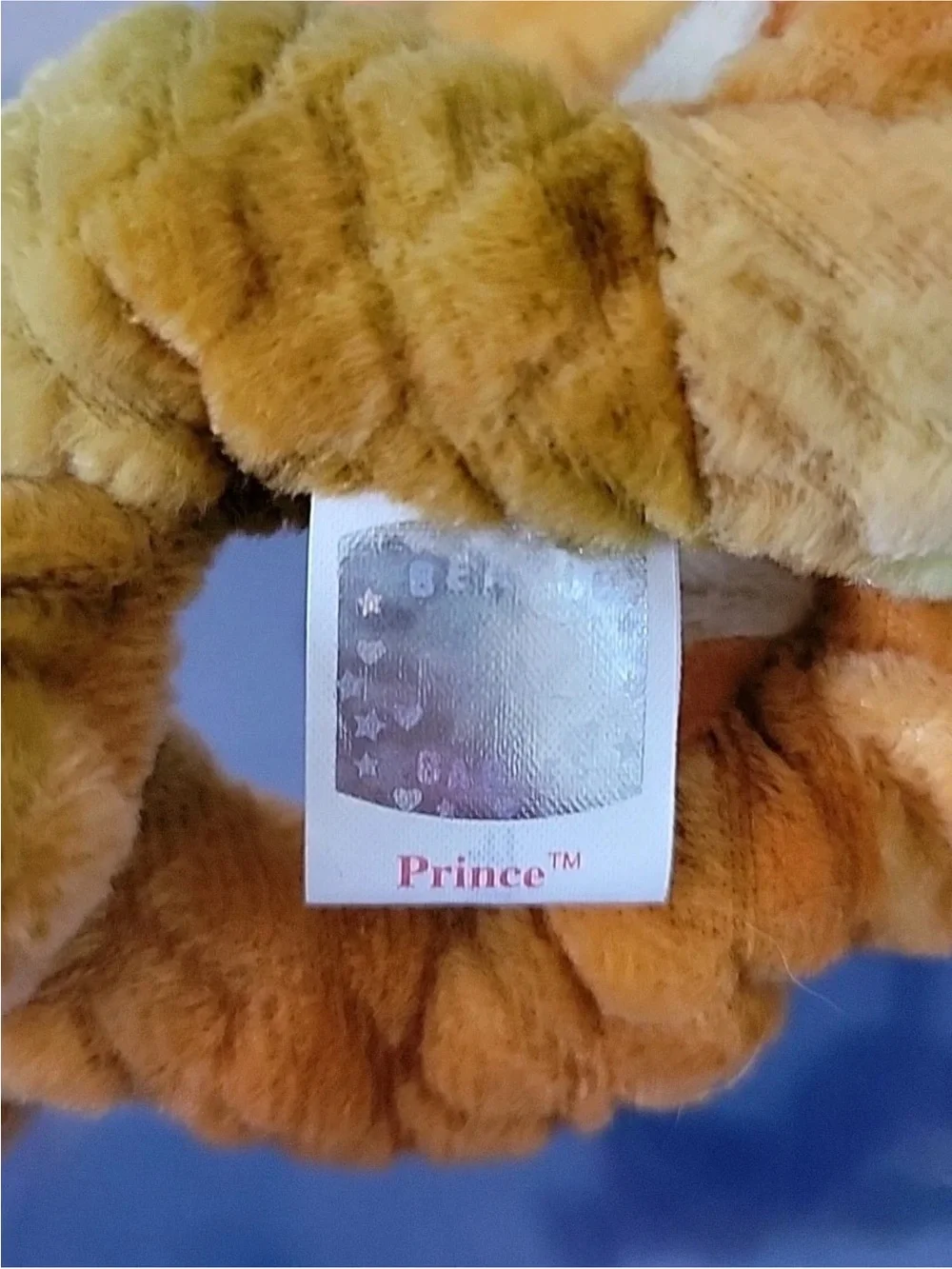 Ty Beanie Baby Prince Plush Frog Multicolored. New